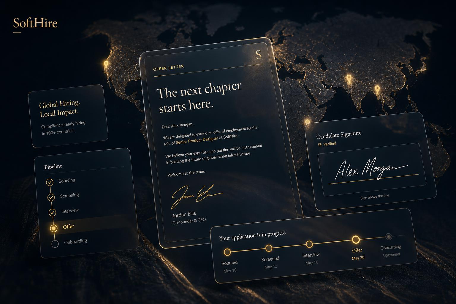 SoftHire Systems — cross-border hiring infrastructure platform